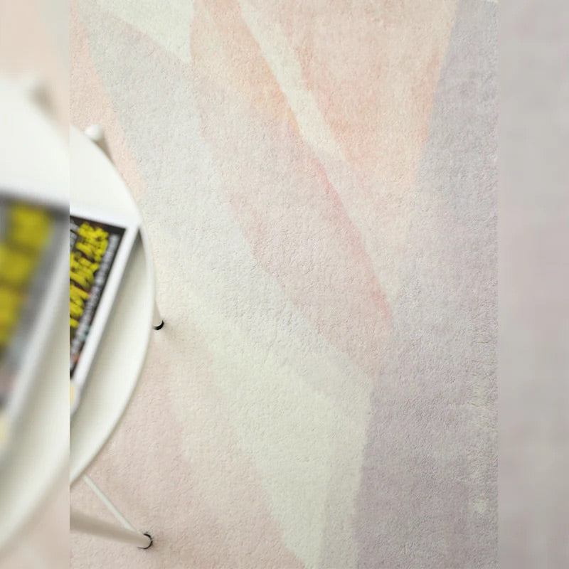 カラフル 水彩画風 選べる3種 もふもふ カーペット