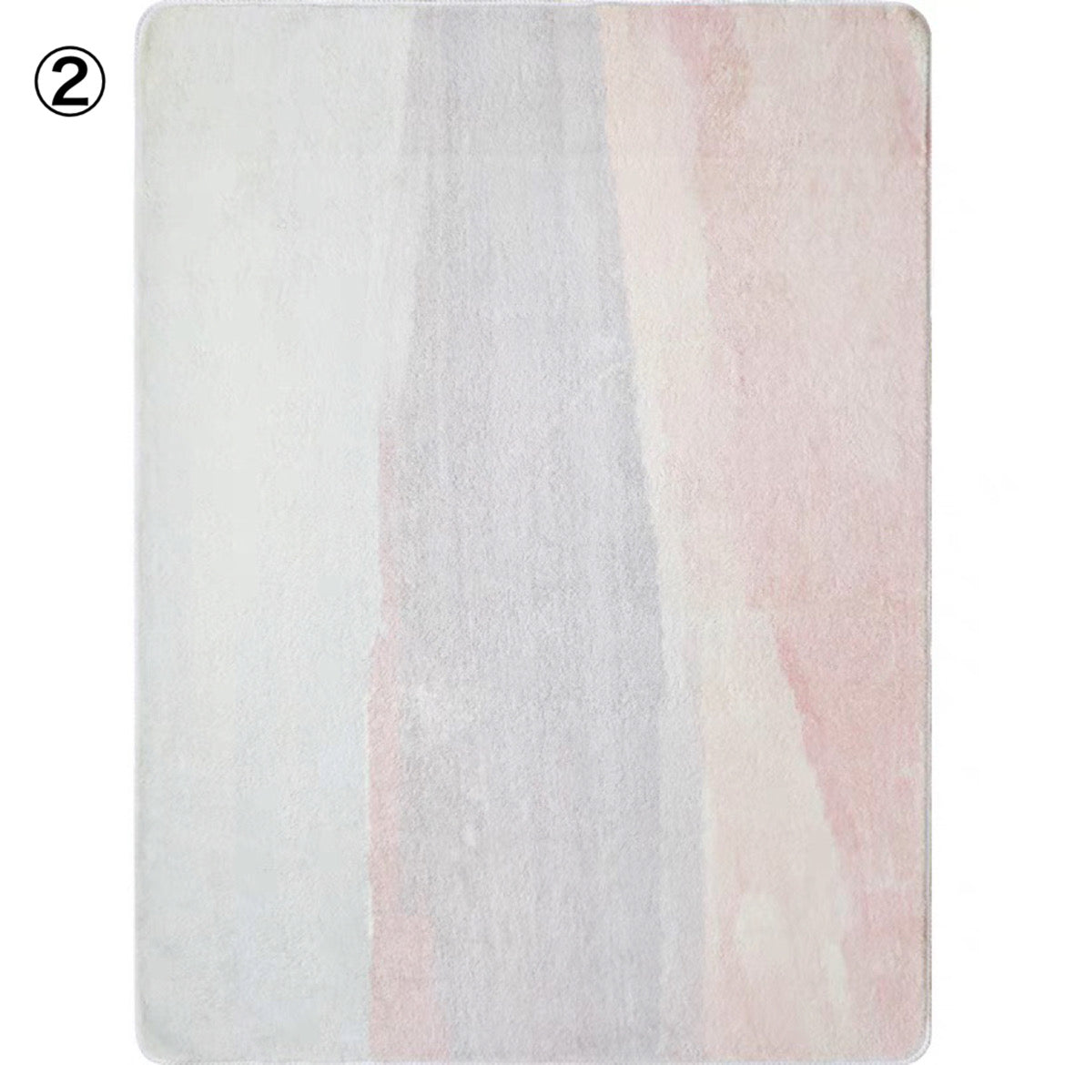 カラフル 水彩画風 選べる3種 もふもふ カーペット