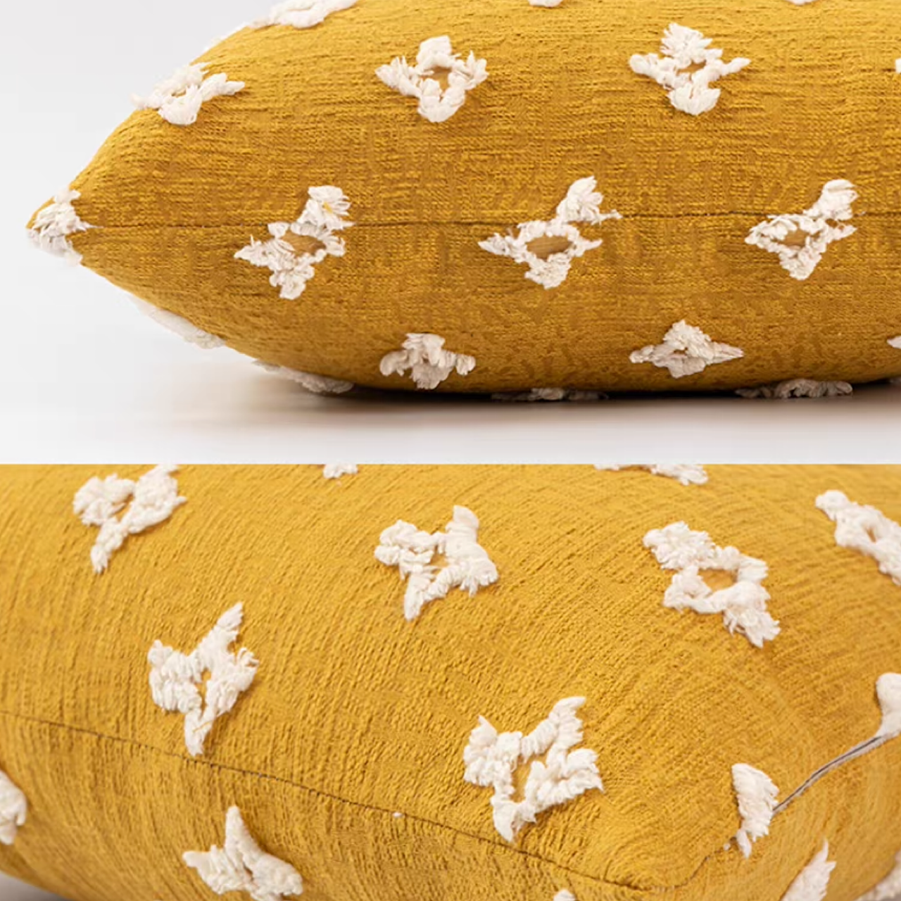花びら Ins風 イエロー クッション