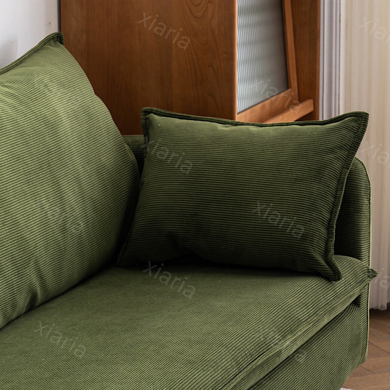 北欧 ソリッド ファブリック ソファ リビング 家庭用 レトロ コーデュロイ 日本製 シンプル ソファ