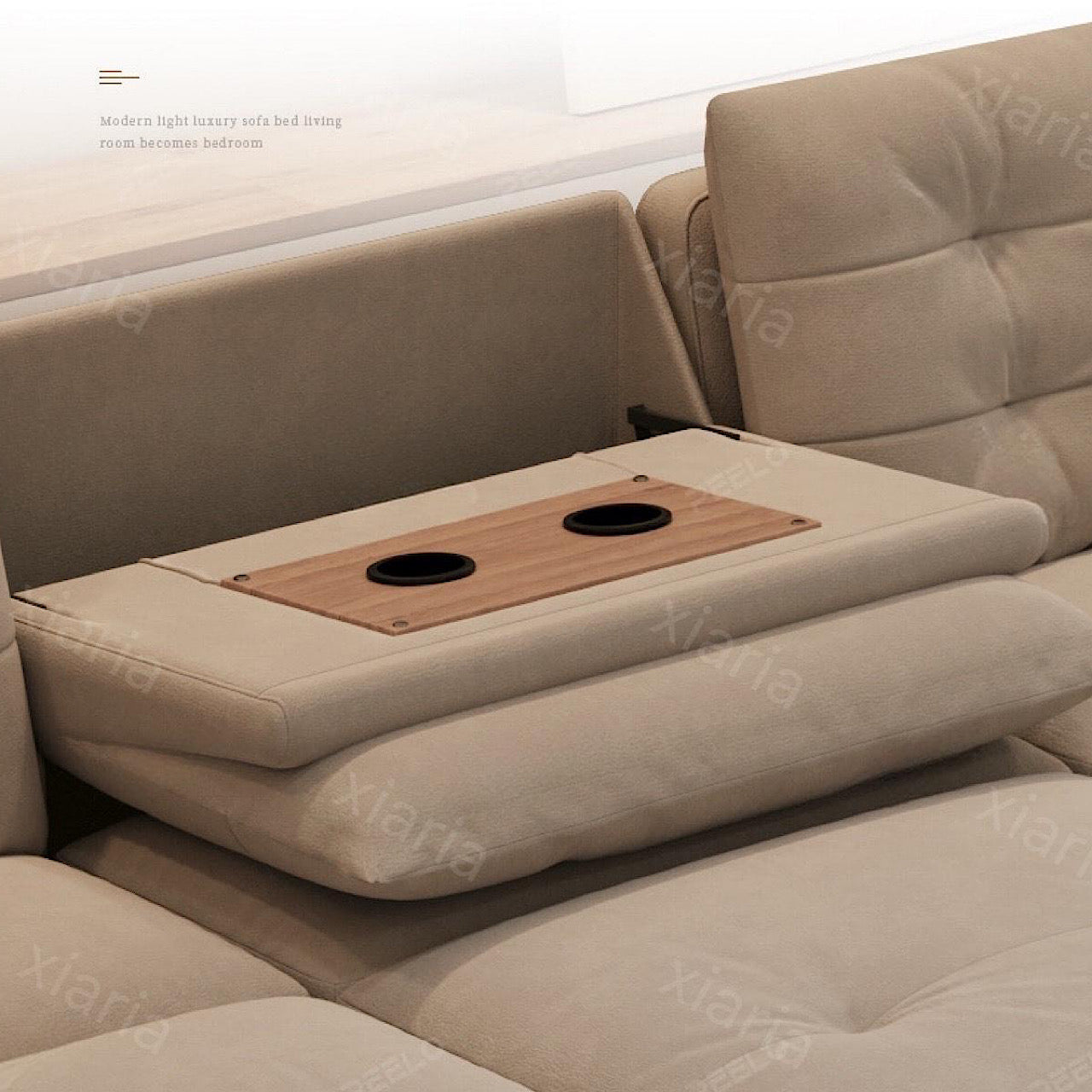 ピナクル エレファントイヤーズ クラウド 電動 ソファベッド クリーム スタイル リビングルーム モダン ソファ