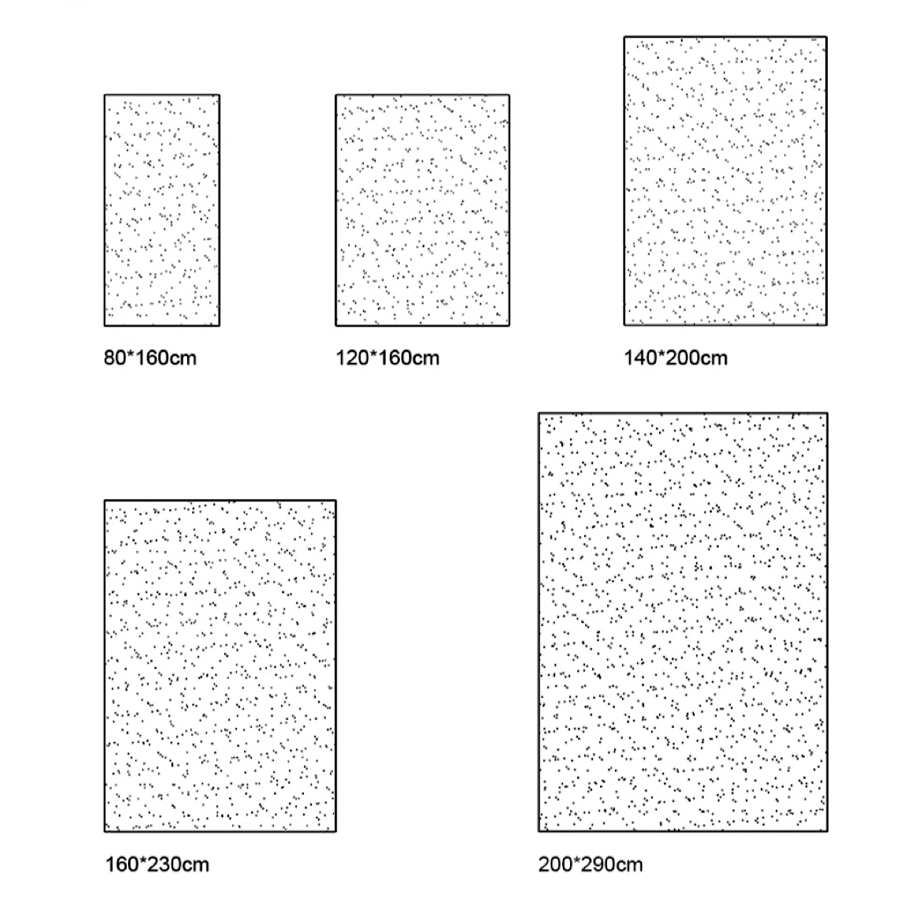 カラフル 水彩画風 選べる3種 もふもふ カーペット